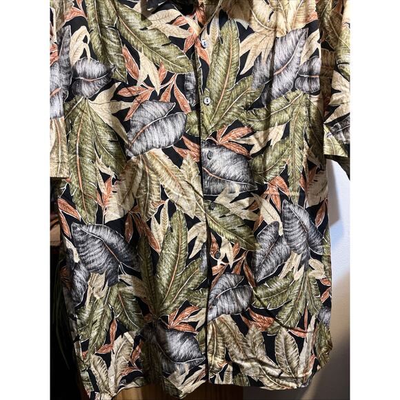 Tori Richard Vintage Men’s L Floral SS Button Down Cotton Hawaiian Shirt - Picture 6 of 10